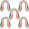 260Pcs 26 Colors Rectangle Quilling Paper Strips, Mixed Color, 390x3mm, 10pcs/color