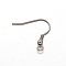 Tarnish Resistant 304 Stainless Steel Earring Hooks, with Horizontal Loop, Stainless Steel Color, 20x20.5x3mm, Hole: 1.5mm, 20 Gauge, Pin: 0.8mm