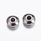 Tarnish Resistant 201 Stainless Steel Beads Spacers, Rondelle, Stainless Steel Color, 5x2.5mm, Hole: 1.5mm