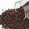 TOHO Round Seed Beads, Japanese Seed Beads, (501) Bronze Higher Metallic, 15/0, 1.5mm, Hole: 0.7mm, about 3000pcs/10g