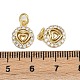 Латунные микро проложить кубического циркония подвески ZIRC-I367-05G-10-3