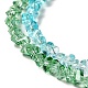 Прозрачные стеклянные бусины GLAA-H023-02G-4