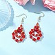 Серьги-подвески из нержавеющей стали 304 EJEW-JE06368-3