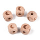 Гравированные бусины из бука WOOD-N015-08B-1