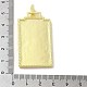 Подвеска из латуни микропаве с фианитами и эмалью KK-H458-02G-K01-3
