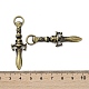 Тибетский стиль латунные подвески KK-M284-21AB-3