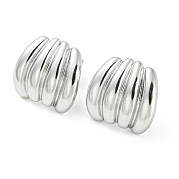 Серьги-гвоздики из нержавеющей стали 304 EJEW-I290-08P