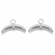 Латунные микро проложить кубического циркония подвески KK-R130-024P-NF