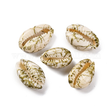 Бусины из ракушек каури SSHEL-M023-03D-1