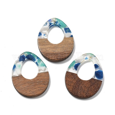 Подвески из смолы и ореха FIND-R051-10B-1