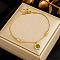 304 Stainless Steel Crystal Rhinestone Charm Double Layer Anklets for Women, Golden, Tree of Life, 8-1/4 inch(210mm)