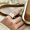 DIY fashionable stainless steel ring with non fading color, female niche high-end light luxury tagram style