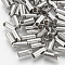 Tarnish Resistant 201 Stainless Steel Cord Ends, End Caps, Stainless Steel Color, 7x2.5mm, Hole: 1.5mm, Inner Diameter: 2mm