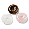 Natural Gemstone Pendants, Donut/Pi Disc Charms, 24.5~25x6.5~7mm, Hole: 5~6mm