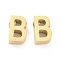 Ion Plating(IP) 304 Stainless Steel Charms, Alphabet, Golden, Letter.B, 8x5x3mm, Hole: 1.8mm