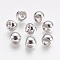 CCB Plastic Beads, Rondelle, Platinum, 11x11x11mm, Hole: 3mm