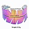 Stylish European and American Feather 304 Stainless Steel Cuff Bangles for Women