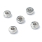 Non-Tarnish 202 Stainless Steel Spacer Beads, Flat Round, Stainless Steel Color, 4x1.5mm, Hole: 1.5mm