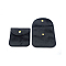Velvet Jewelry Bag, for Bracelet, Necklace, Earrings Storage, Rectangle, Black, 8.5x8cm