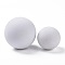 EVA Foam Photography Props Set, 3D Geometric Shooting Backgrounds, Jewelry Display Base, Round Ball, White, 50~70mm, 2pcs/set