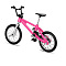 Miniature Alloy Bicycle, for Dollhouse Accessories Pretending Prop Decorations, Tyre Random Style, Deep Pink, 105x70mm