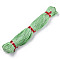 Waxed Cotton Cord, Light Green, 1.5mm, about 360yard/bundle(330m/bundle)