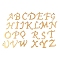 26Pcs 201 Stainless Steel Pendants, Letter A~Z, Laser Cut, Real 18K Gold Plated, 16~20.5x6.5~20.5x1mm, Hole: 1.4~1.5mm
