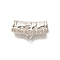 304 Stainless Steel Hanger Bail, Tube, Stainless Steel Color, 12x23x8mm, Hole: 2mm