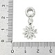 Подвеска из латуни с покрытием из латуни в европейском стиле KK-R200-01AS-02-3