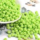 Стеклянные бусины с имитацией нефрита SEED-Z001-A-B02-1