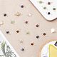 30 шт. подвески-коннекторы из натуральных смешанных драгоценных камней FIND-AR0003-83-4