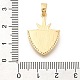 Латунные микро проложить кубического циркония подвески KK-S049-14G-02-3