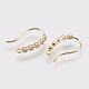 Серьги горный хрусталь латунь крючки X-KK-R037-258G-2