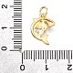 Латунные микро проложить кубического циркония подвески KK-V011-28G-A-3