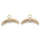 Латунные микро проложить кубического циркония подвески KK-R130-024G-NF-1