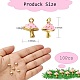 Кулоны с эмалью из латуни KK-SZ0005-22-2