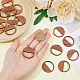 Подвески из орехового дерева 20шт WOOD-FH0002-14-3