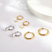 3 пара серег-колец из нержавеющей стали 304 ZS0378