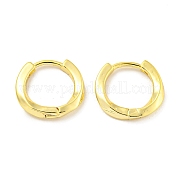 Латунные серьги обруча EJEW-L211-08G-G