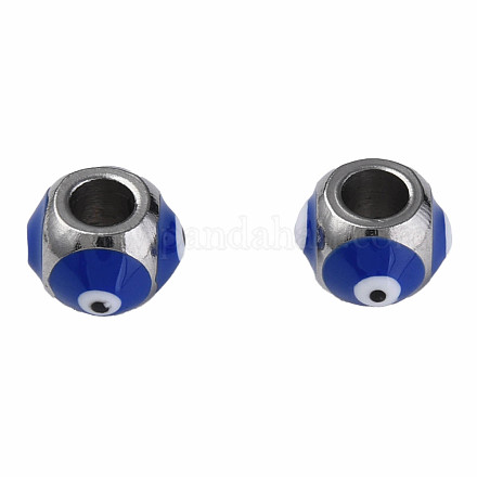 201 эмалированная бусина из нержавеющей стали STAS-N087-59-03P-1