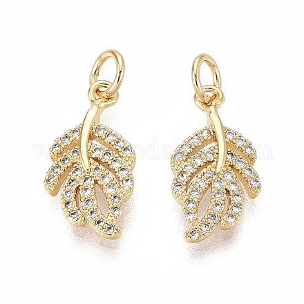 Латунные микро проложить кубического циркония подвески KK-T071-132G-1