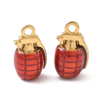 Подвески из нержавеющей стали 304 с эмалью STAS-I346-14G-01-1