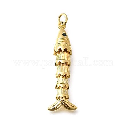 Латунные микро проложить кубического циркония подвески KK-R217-01G-10-1