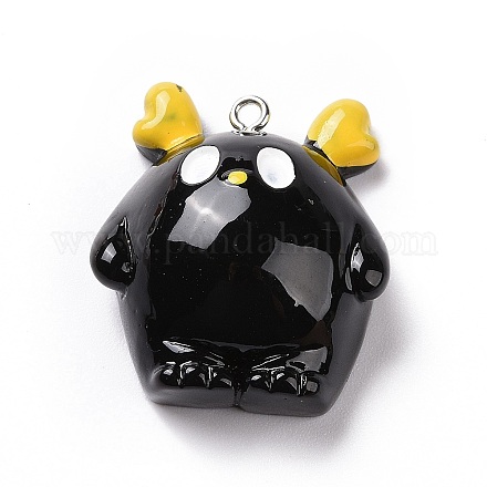 Подвески из непрозрачной смолы RESI-D063-05B-1