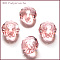 K9 Glass, Imitation Austrian Crystal Beads, Grade AAA, Faceted, Rondelle, Light Salmon, 8x5.5mm, Hole: 0.9~1mm