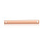 Ion Plating(IP) 304 Stainless Steel Links/Connectors, Rectangle, Rose Gold, 40x3x1.7mm, Hole: 1.2mm