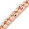Electroplated Strong Magnetic Synthetic Hematite Beads Strands, Long-Lasting Plated, Faceted Oval, Rose Gold Plated, 7~8x5~5.5mm, Hole: 1.4mm, about 50pcs/strand, 15.35''(39cm)