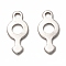 Non-Tarnish 201 Stainless Steel Charms, Laser Cut, Male Gender Sign, Stainless Steel Color, 13x6x1mm, Hole: 1.4mm