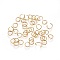 304 Stainless Steel Open Jump Rings, Real 18k Gold Plated, 21 Gauge, 6x0.7mm, Inner Diameter: 4.5mm, about 1000pcs/bag