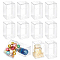 Transparent PET Tea Storage Boxes, Rectangle, Clear, 3x3x5cm